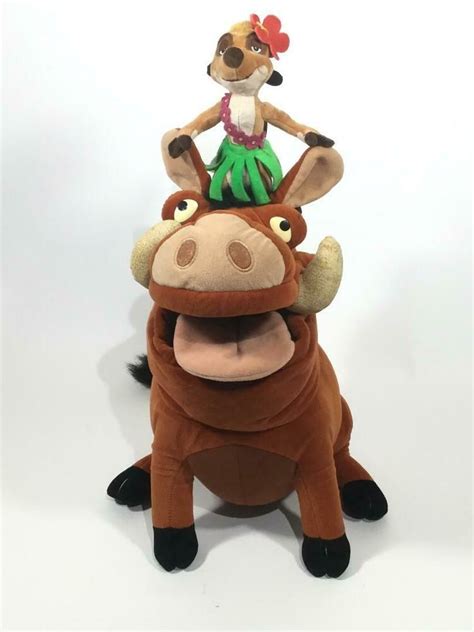 Disney Pumba and Timon Plush Stuffed Animal Toy The Lion King 16 Inches ...