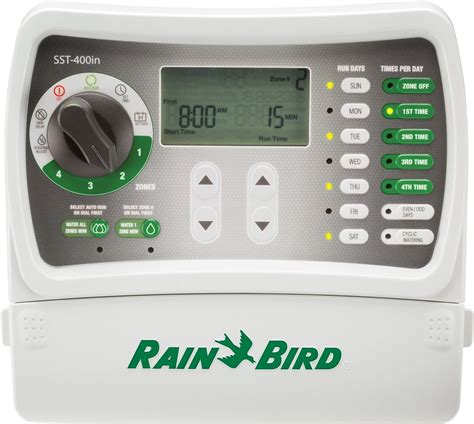 Rain Bird SST1200OUT Simple-to-Set Indoor/Outdoor Sprinkler/Irrigation Timer/Controller, 12-Zone ...