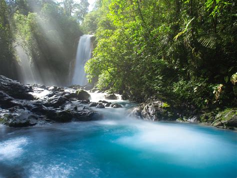 Blue Falls of Costa Rica, Bajos del Toro. [OC] [4600x3460] : r/EarthPorn