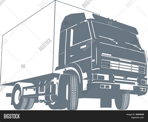 Vector Truck Vector & Photo (Free Trial) | Bigstock