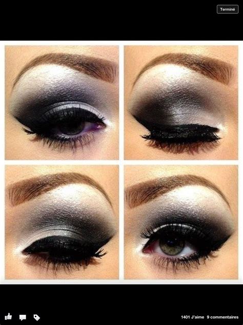 White to Black | Gorgeous makeup, Eye makeup, Eye makeup tips