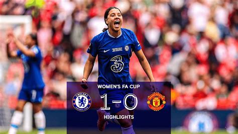 Chelsea Women 1-0 Manchester United Women | Highlights | Women's FA Cup ...