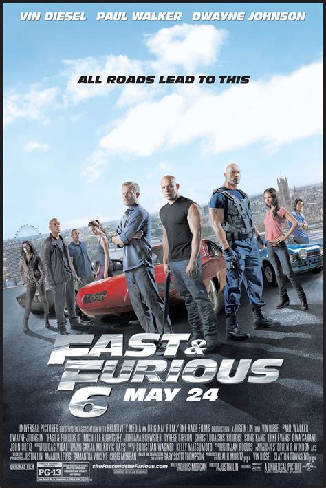 Fast & Furious 6 Movie Poster - #130313