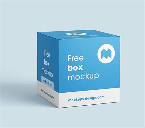 Download This Free Square Box Packaging Mockup - Designhooks