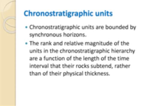 SOLUTION: Chronostratigraphy & Chronostratigraphic Units Lecture 7 Presentation - Studypool