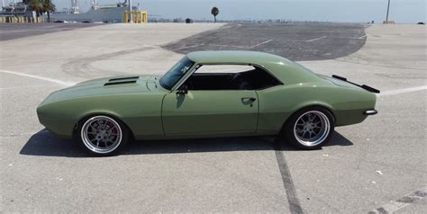 Supercharged 1968 Chevy Camaro SS Restomod Is Mean And Green