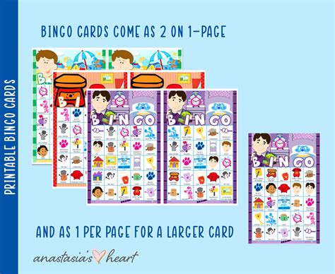 DIGITAL Blue's Clues Bingo Game Blue's Clues - Etsy Australia