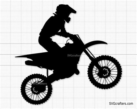 Motocross Svg Motorcycle Svg Dirt Bike Svg Racing Svg | Etsy