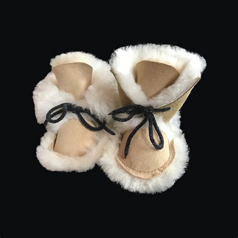 Baby Bootie Sheepskin Slippers | (208) 255-1055 Carol's Sheepskin Slippers