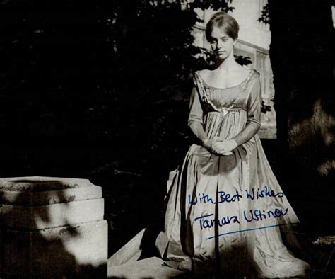 British Actress Tamara Ustinov Signed 6x5 Vintage Black and White Photo ...