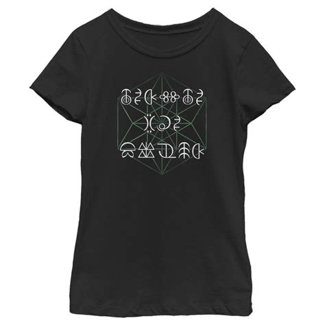 Girl's Disney Artemis Fowl Gnommish Secret Language Graphic Tee