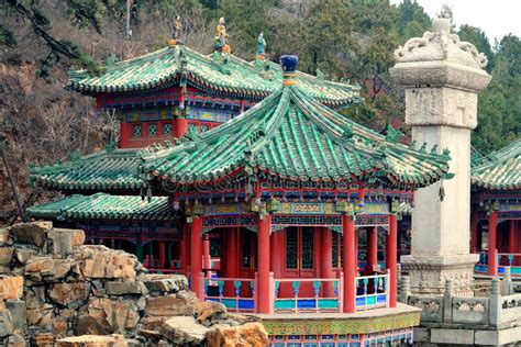 Asian Chinese Classic House Ancient Architecture China Editorial Photography - Image of corridor ...