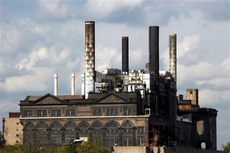 St Louis - old factory stock photo. Image of america, roof - 561930