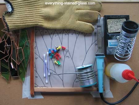 Stained Glass Soldering- How To Solder Copper Foil