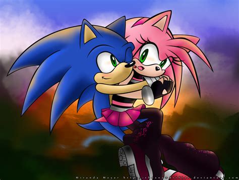 Sonic and Amy 1.0 by TheSnowDrifter on DeviantArt