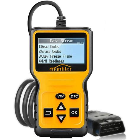 Manfiter Car OBD2 Scanner Code Reader Engine Fault Code Reader Scanner CAN Diagnostic Scan Tool ...