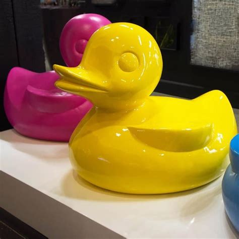 Oversized Duck Fiberglass Sculpture (Indoor/Outdoor) - Yellow | Cute ...