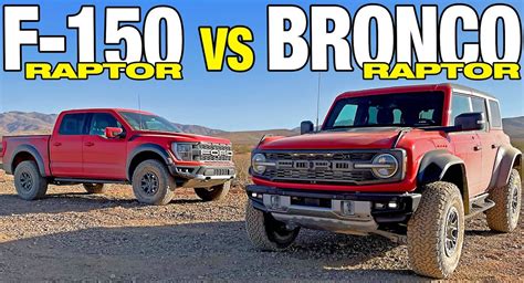 Ford F-150 Vs. Ford Bronco: Which Makes The Best Raptor? | Carscoops