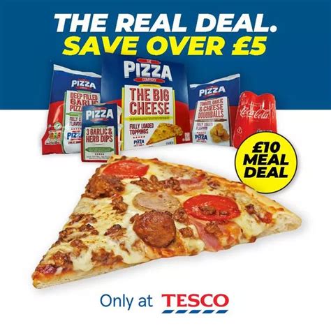 Tesco's epic new deal offers a large pizza, two sides, dip and beer for ...