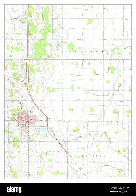 Ithaca, Michigan, map 1973, 1:24000, United States of America by Timeless Maps, data U.S ...