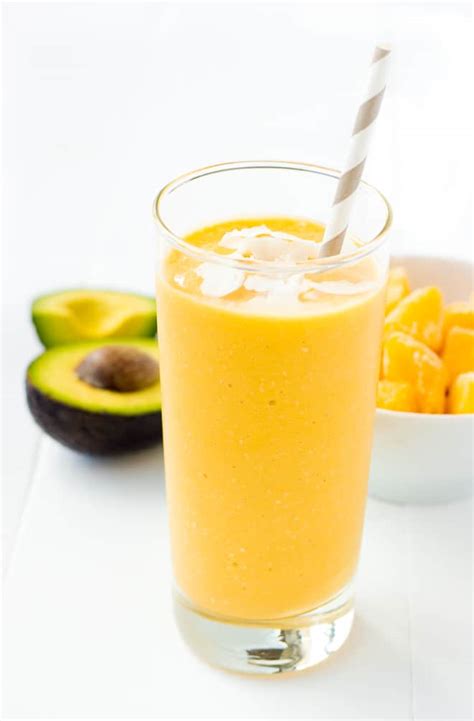 Mango Avocado Smoothie - Meaningful Eats