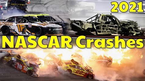 2021 NASCAR Crash Compilation - Crashed - YouTube