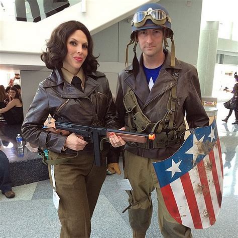 Peggy Carter and Captain America | 60 Costume Ideas For Couples Who ...