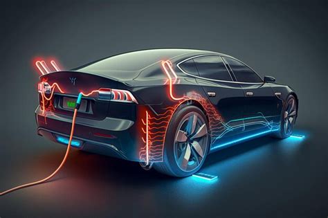 Premium AI Image | electric car ai generated