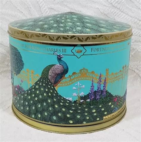 FORTNUM & MASON Empty Musical Tin Box Coronation Of Hm King Charles Iii Keepsake $30.00 - PicClick