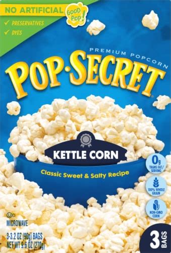 Pop Secret Kettle Corn Popcorn Bags, 3 ct / 3.2 oz - Kroger