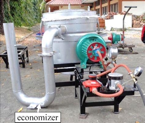 Crucible furnace with economizer [5] | Download Scientific Diagram