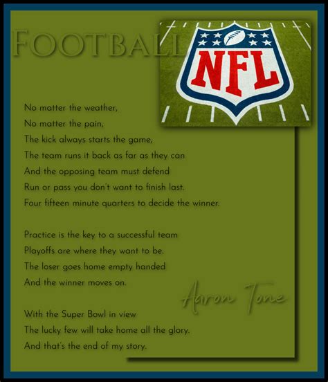 Football-Aaron Tone | Celebrating The Power Of Sports