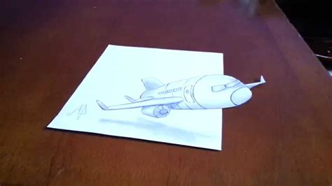 My 3D plane Drawing - YouTube