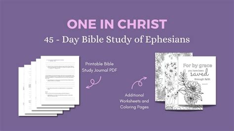 Bible Study of Ephesians - Free Printable Study Guide - Megan Allen ...