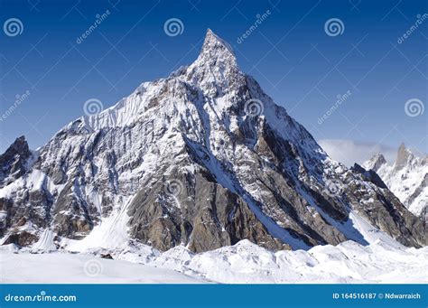 Snow-capped K2 Peak in the Karakoram Range Stock Image - Image of clear, famous: 164516187