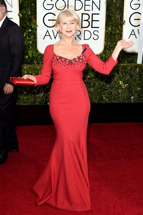 HELEN MIRREN at 2015 Golden Globe Awards in Beverly Hills – HawtCelebs