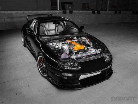 Widebody single turbo black beast! :O | DSPORT Magazine. | Toyota supra mk4, Toyota supra, Black ...