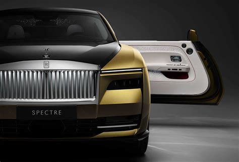 SPECTRE UNVEILED - THE FIRST FULLY-ELECTRIC ROLLS-ROYCE - COACH DOOR OPEN