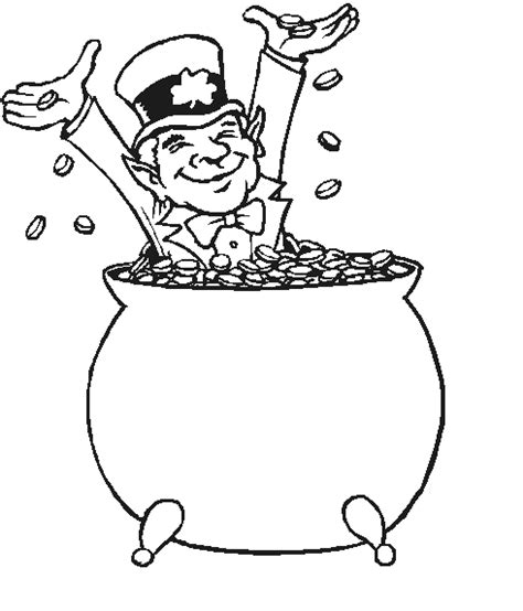 Pot of Gold Coloring Page & coloring book. 6000+ coloring pages.