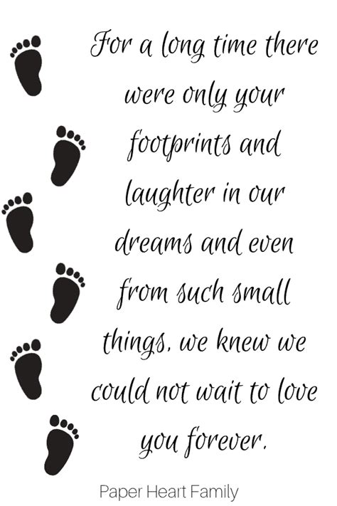 22 Baby Footprint Quotes For Beautiful Keepsakes