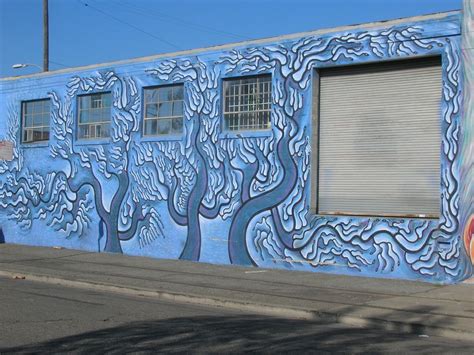 Blue Building - Oakland Murals