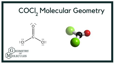 COCl2 Molecular Geometry, Bond Angles (Phosgene) - YouTube