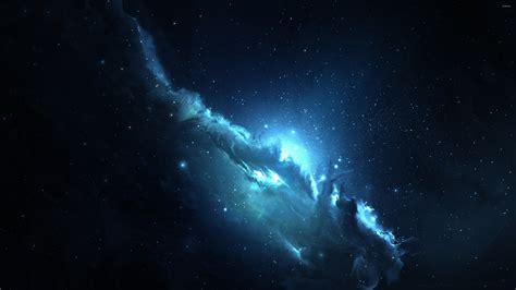 Blue Nebula Wallpaper