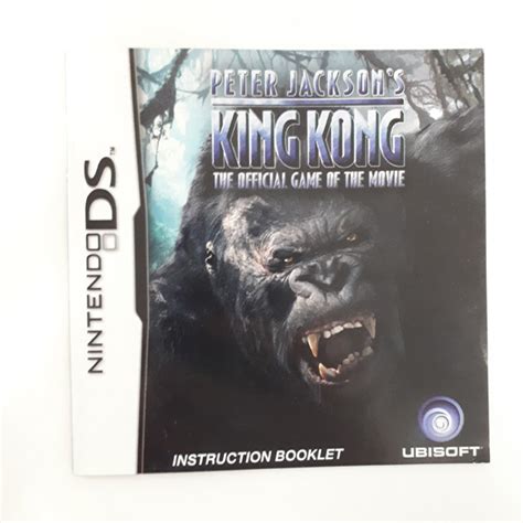 PETER JACKSONS KING KONG OFFICIAL GAME MANUAL - - PNP Games Online Store