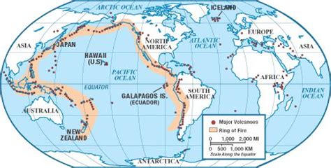 Ring of Fire - with questions | Science links, Online activities ...