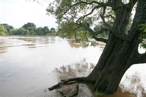 The swollen Baro river near the western Ethiopia city of Gambella ...