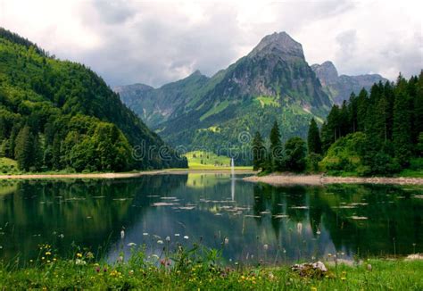 Lake Obersee , Switzerland stock image. Image of switzerland - 103346117