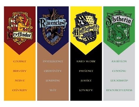 Get These Enchanting Diy And Printable Harry Potter Bookmarks with Harry Potter House … | Harry ...