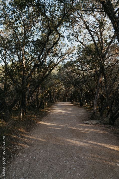 Trail to Pedernales Falls in Pedernales Falls State Park Stock Photo ...