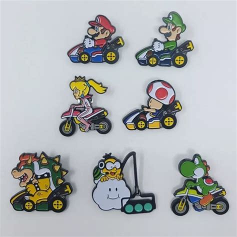 SUPER MARIO KART Power A Series 2 Set of 7 Enamel Pins $0.99 - PicClick